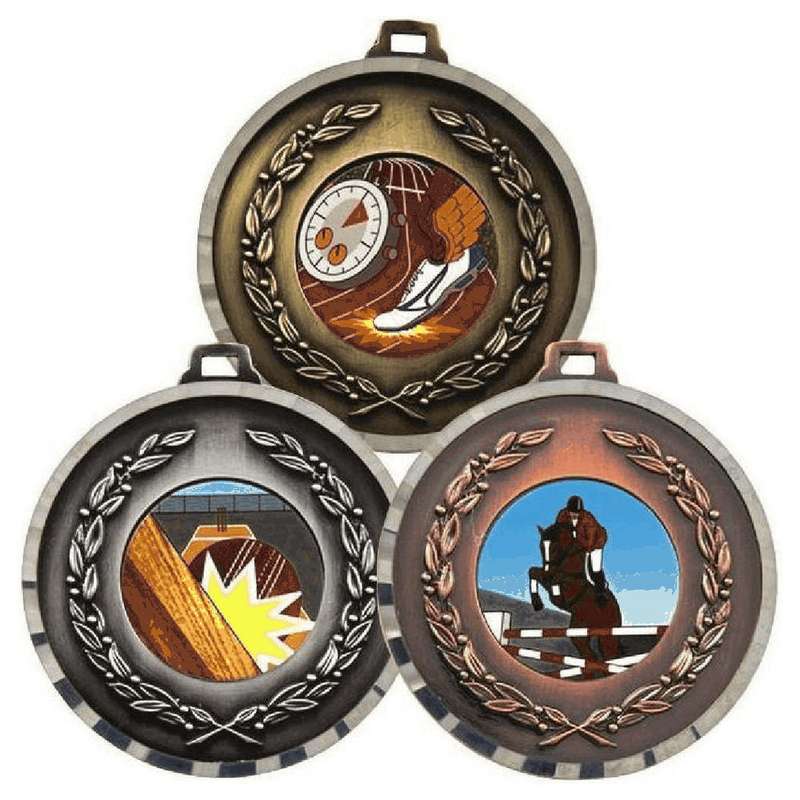 50mm Diamond Edged Medal (Bronze) – Bronze