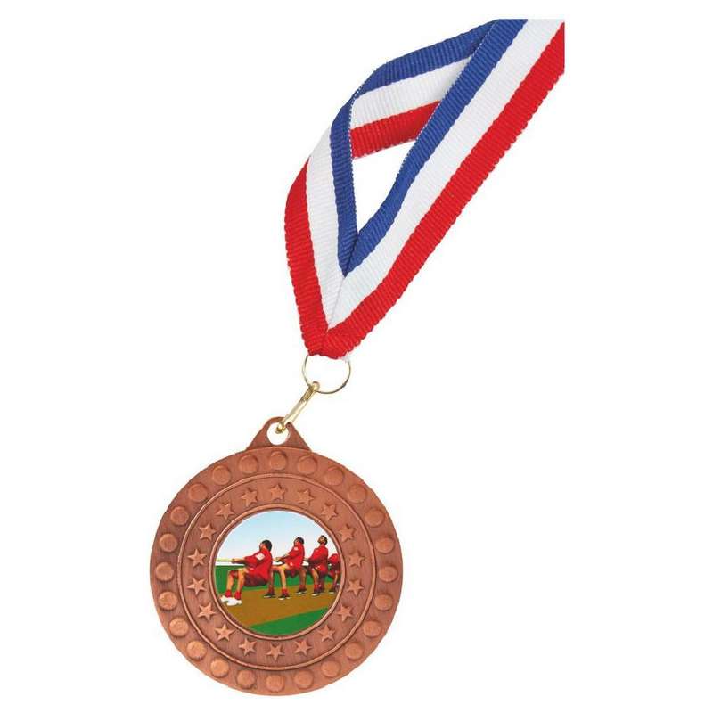 50mm Medal with 22mm Ribbon (Gold / Silver / Bronze) - Bronze