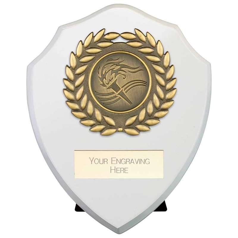 Reward Wreath Shield Arctic White
