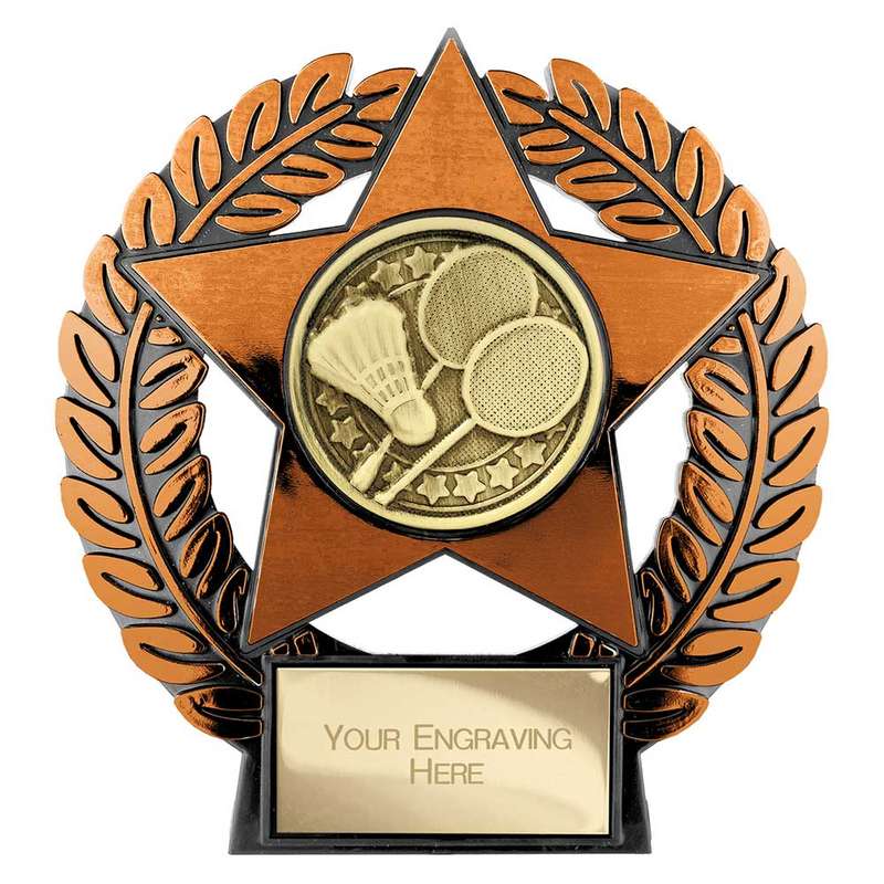 Emperor Star Badminton Plaque