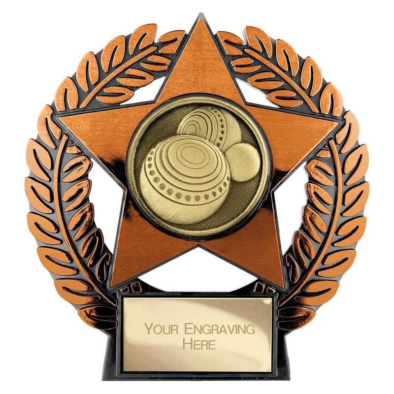 Emperor Star Lawn Bowls Plaque