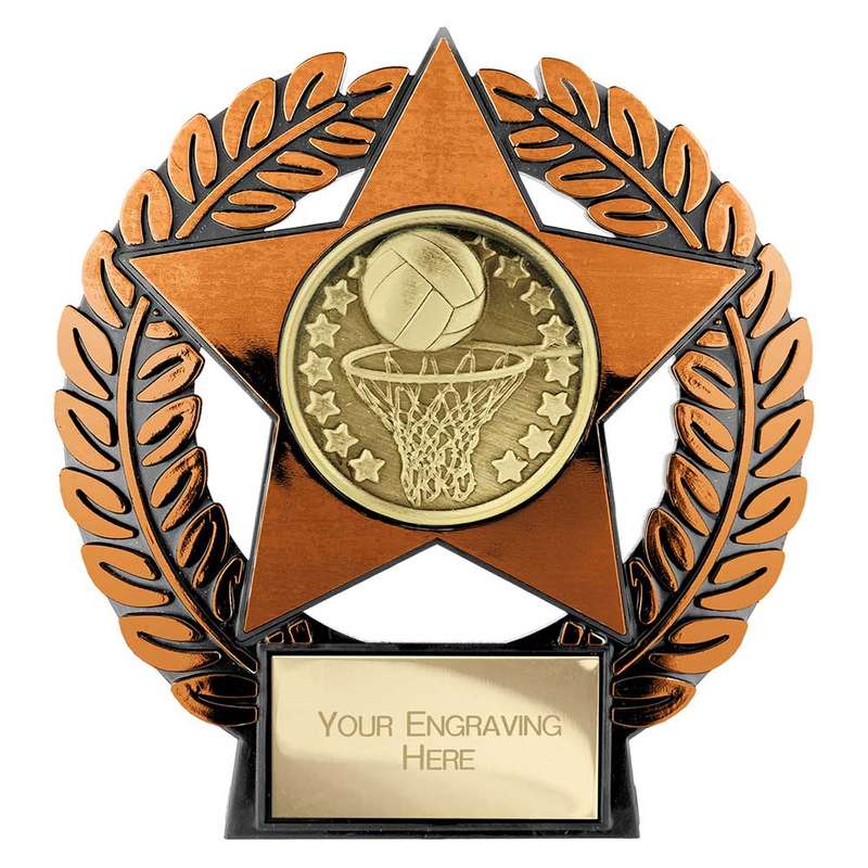 Emperor Star Netball Plaque