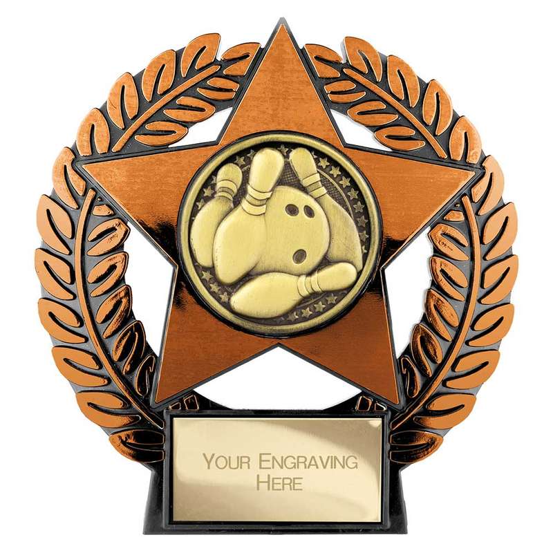 Emperor Star Ten Pin Bowling Plaque