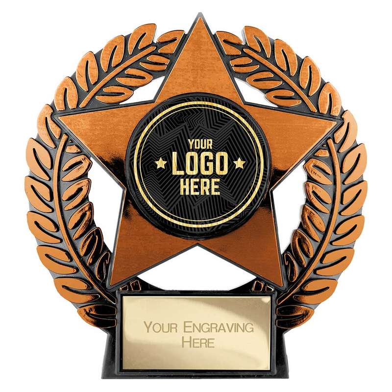 Emperor Star Plastic Plaque Bronze