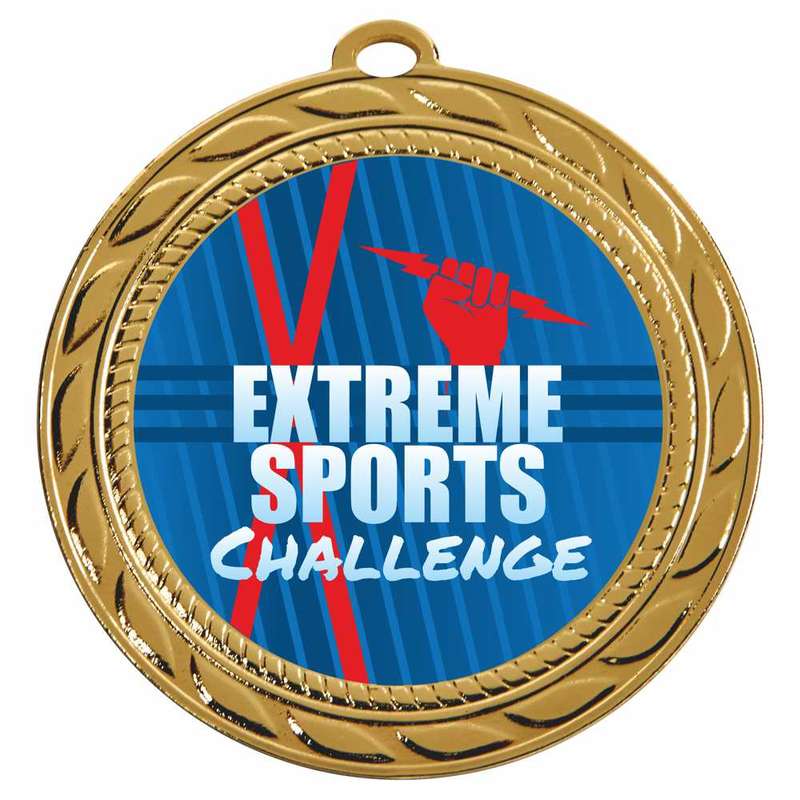 70mm Customised Medal (Gold / Silver / Bronze) PLEASE EMAIL PRINTING INSTRUCTIONS - Bronze