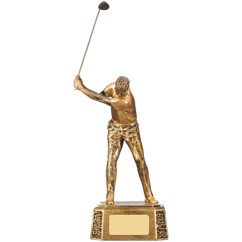 MALE GOLFER BACK SWING
