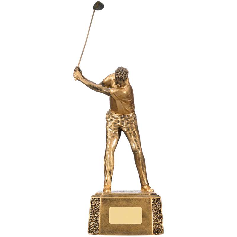 MALE GOLFER BACK SWING