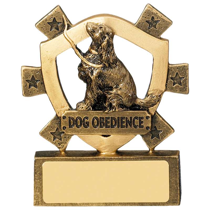 DOG OBEDIENCE MINI SHIELD