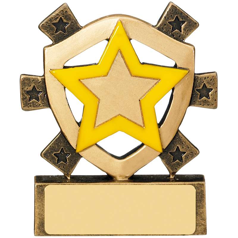 YELLOW STAR MINI SHIELD
