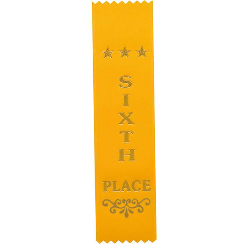 Recognition 6th Place Yellow Ribbon