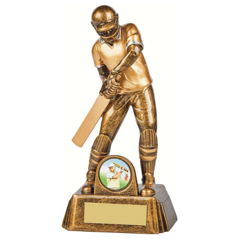 Resin Cricket Male Batsman Award – Ant Gold