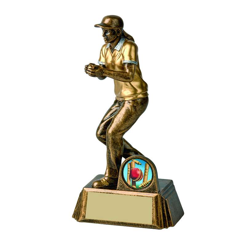 Antique Gold Female Cricket Fielder – Ant Gold
