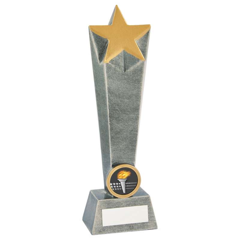 Antique Silver Resin Star Column – Ant Silver