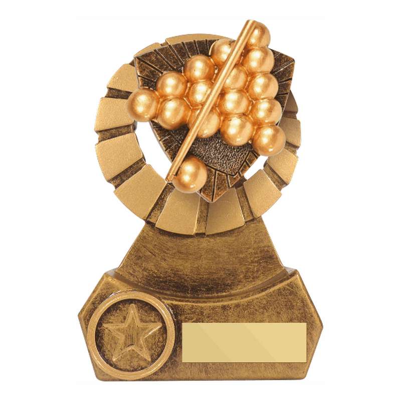 Antique Gold Resin Snooker/Pool Award – Ant Gold