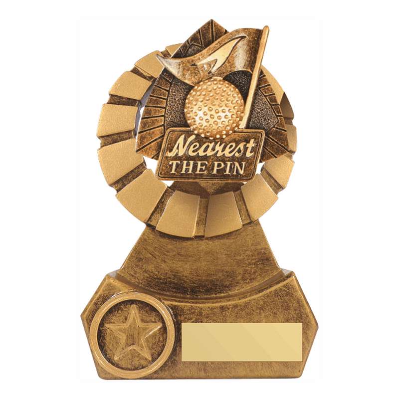 Antique Gold Resin Nearest the Pin Award – Ant Gold