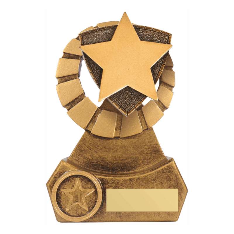 Antique Gold Resin Star Award – Ant Gold