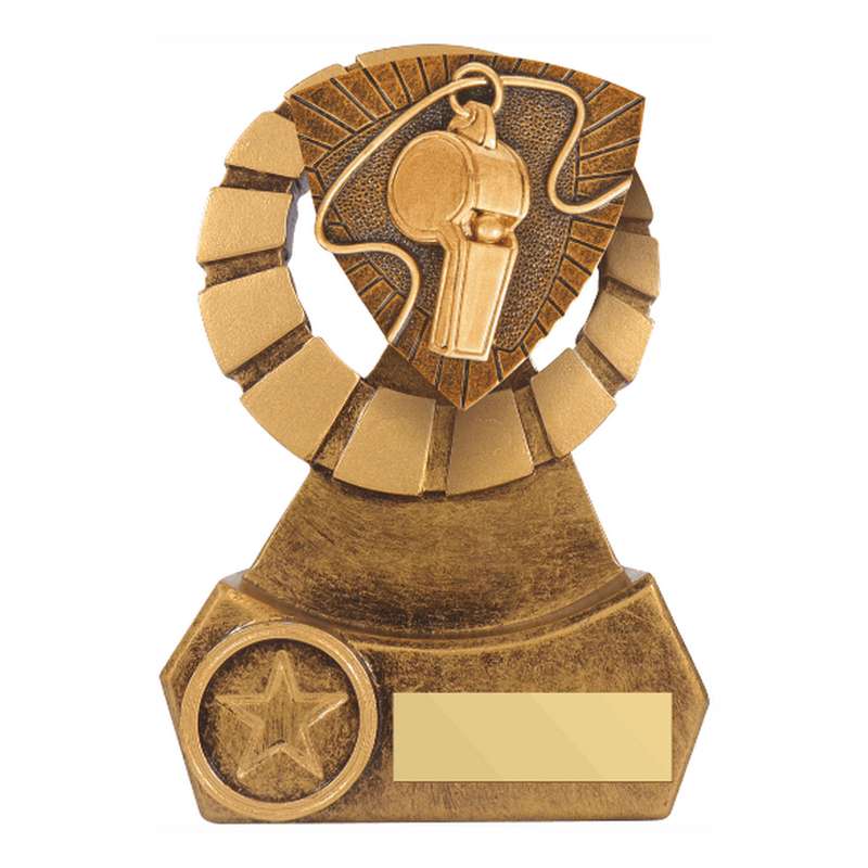 Antique Gold Resin Whistle Award – Ant Gold