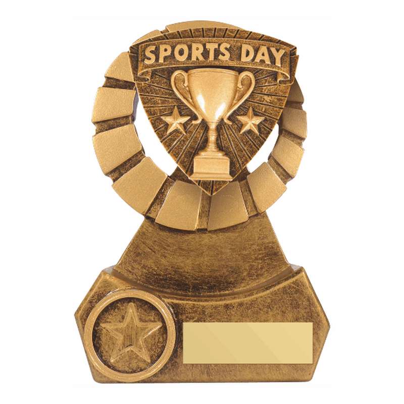 Antique Gold Resin Sports Day Award – Ant Gold