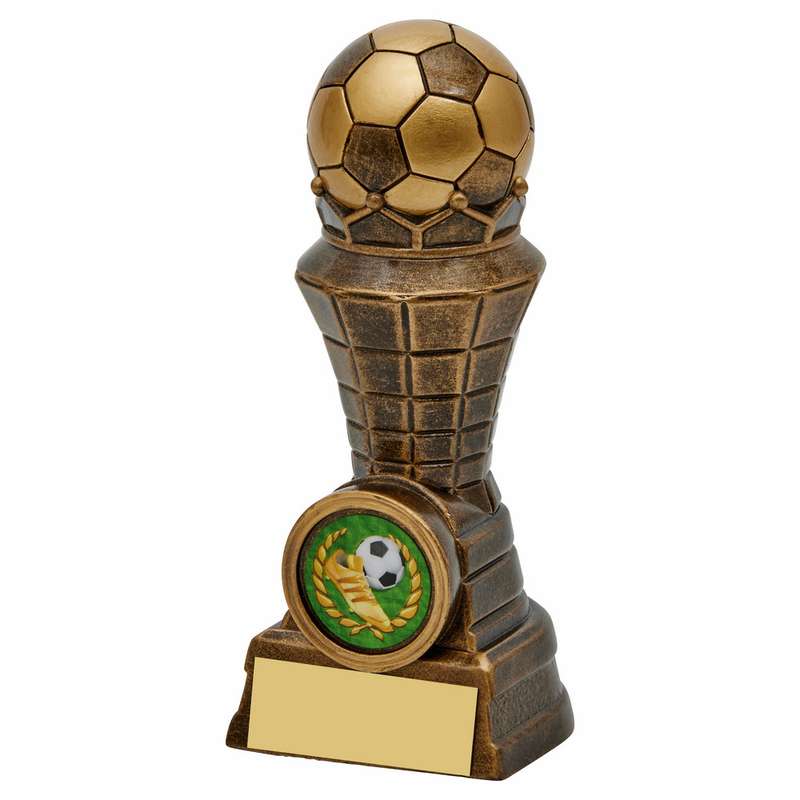 Antique Gold Resin Football Tower – Ant Gold