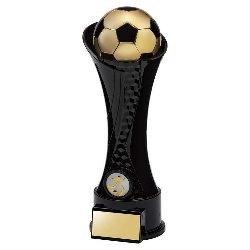 Golden Ball, Black “Cloak” Football Tower – Black