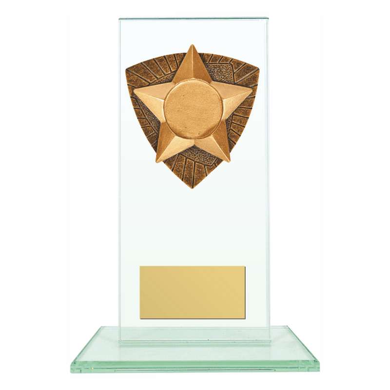 Jade Glass Stand with Resin Star Adapter Trim – Clear