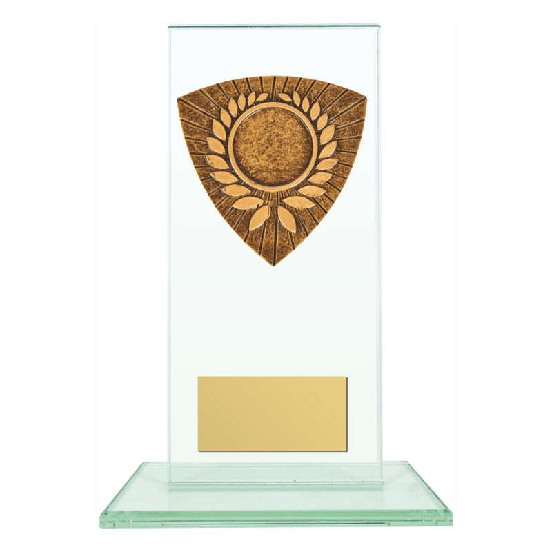 Jade Glass Stand with Resin Wreath Adapter Trim – Clear