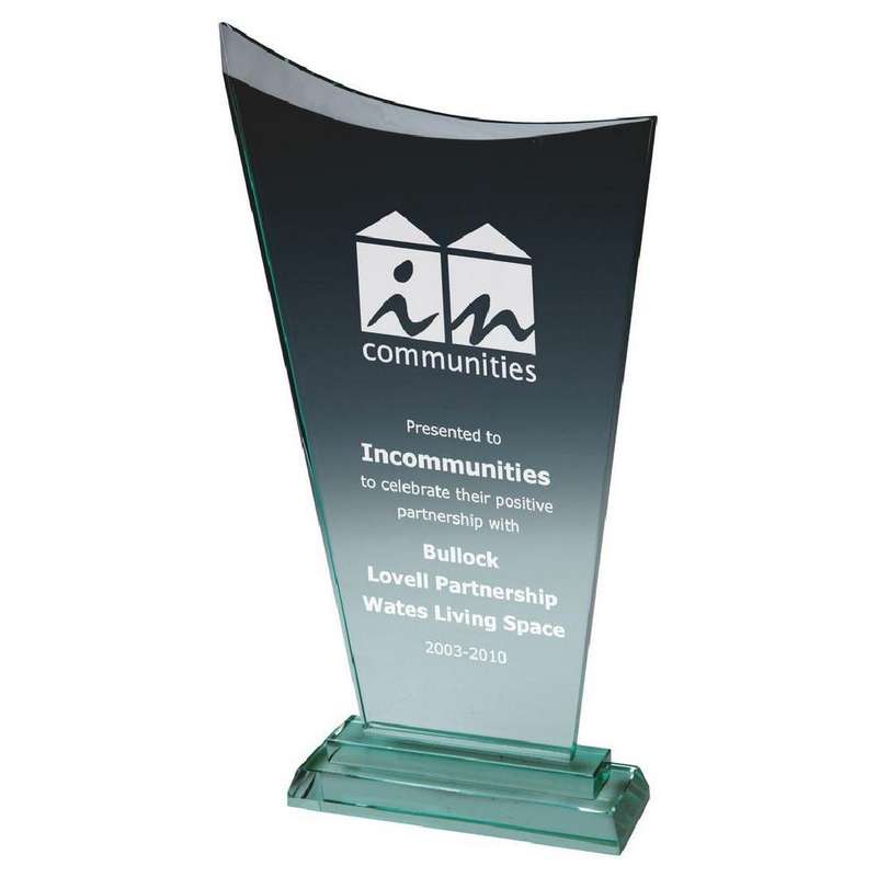 Premium Jade Glass Award (In Presentation Case) – Jade