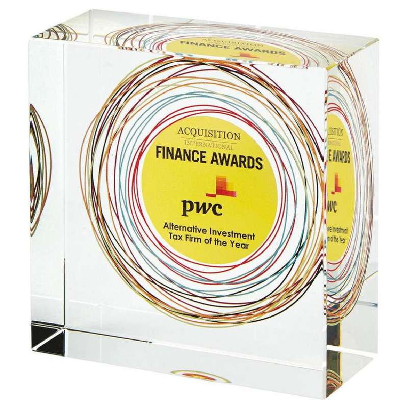 Crystal Block for Colour Printing (In Pres Case) – Clear