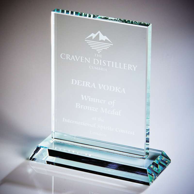 Clear Glass Rectangle (In Presentation Case) – Clear