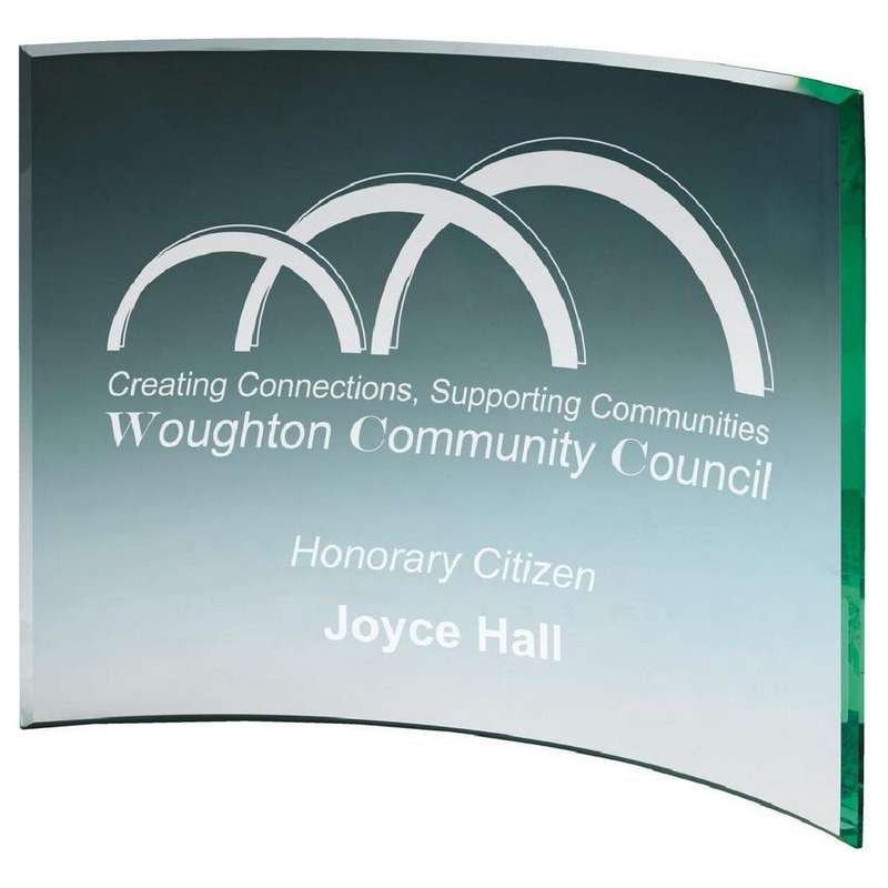 Jade Curve Glass Award – Jade