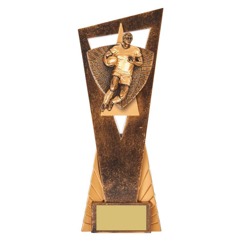 Antique Gold Edge Rugby Player Male Award – Ant Gold