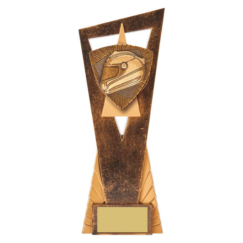 Antique Gold Edge Motor Sport Helmet Award – Ant Gold