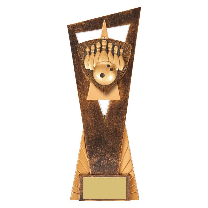 Antique Gold Edge Ten Pin Award – Ant Gold