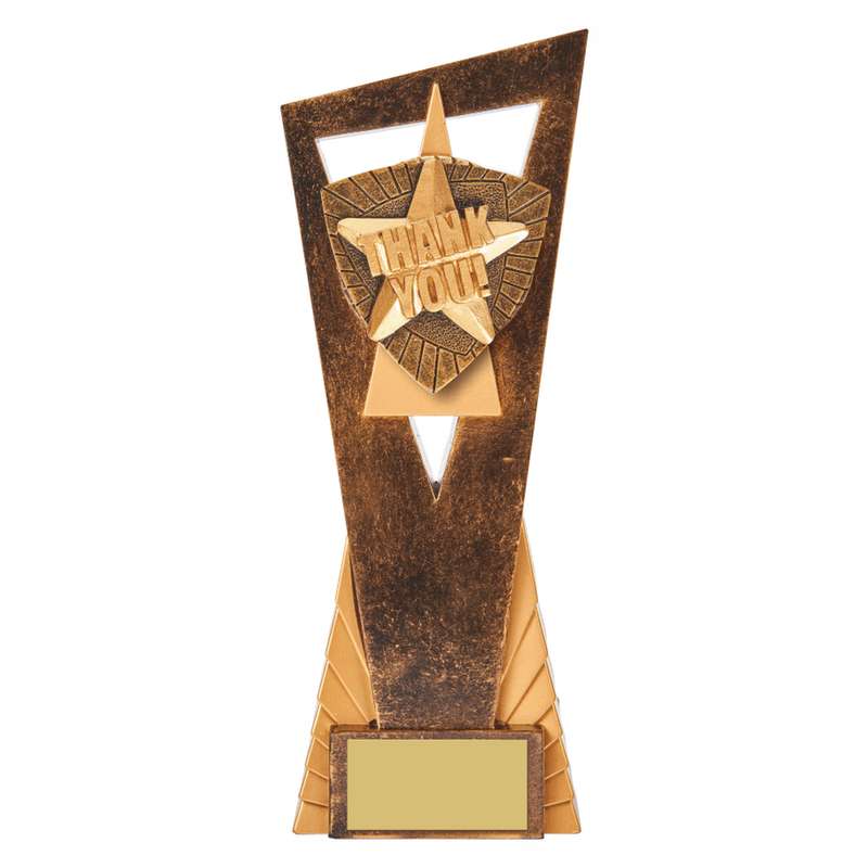 Antique Gold Edge Thank You Award – Ant Gold