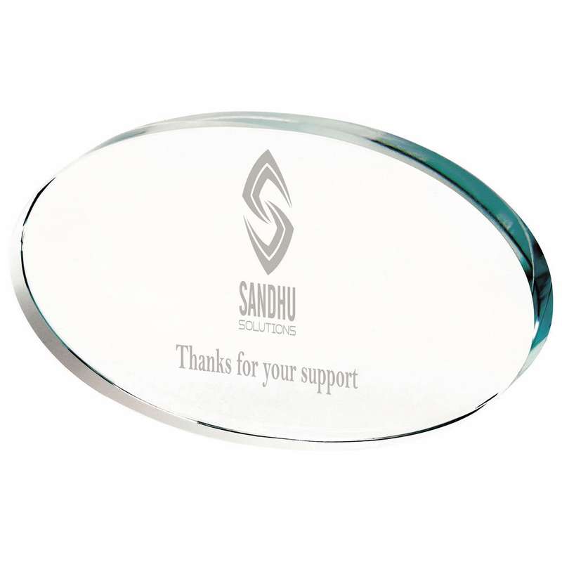 Oval Award for in Presentation Case – Clear