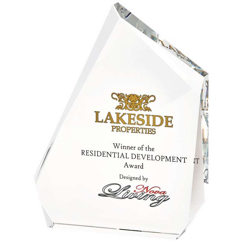 Crystal Iceberg Award Extra Heavy – Clear