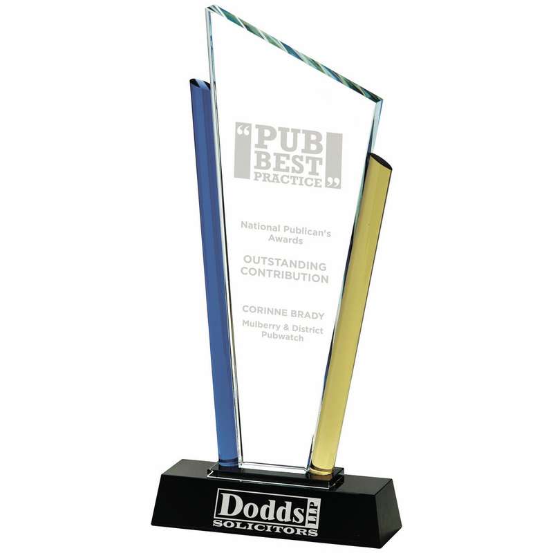 Tri-Colour Glass Awards – Clear
