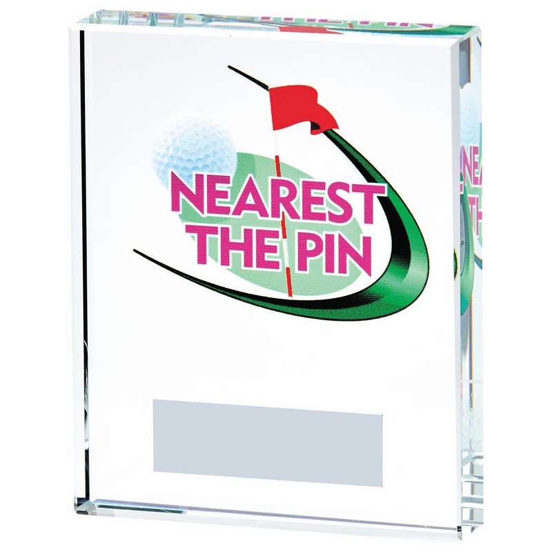 Clear/Colour Glass Golf Nearest the Pin – Clear