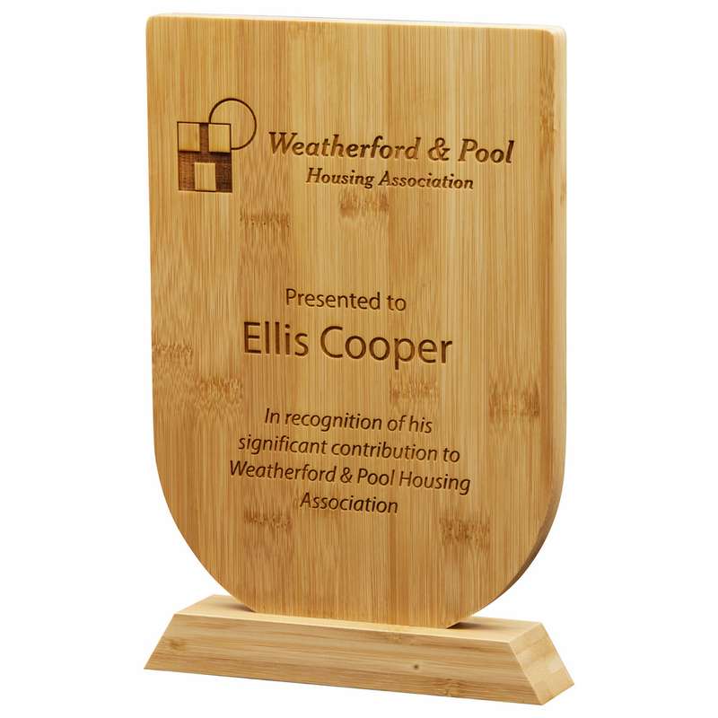 Bamboo Stand – Light Oak