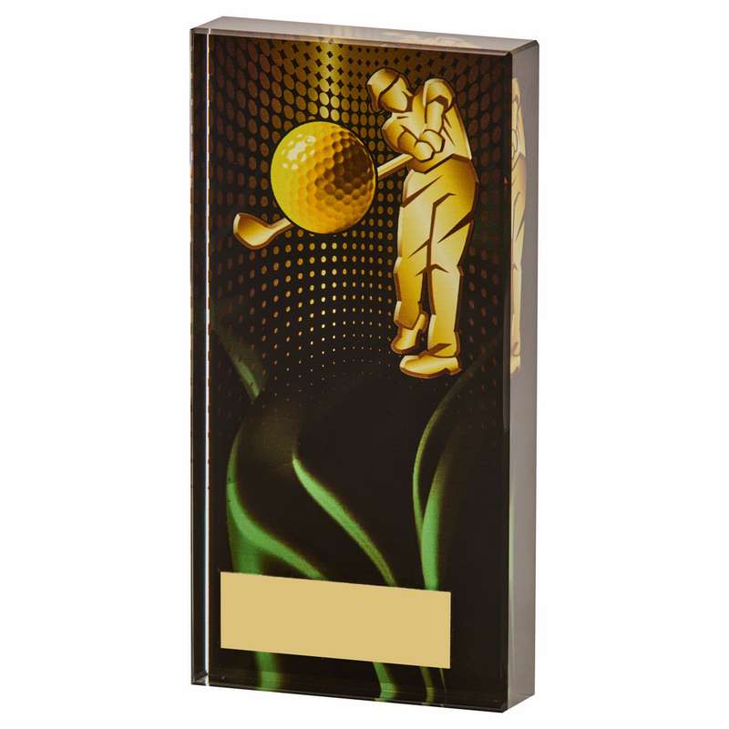 Male Golf Glass Award – Black