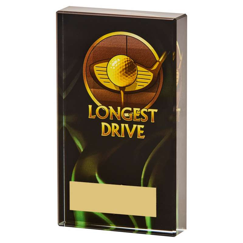 “Longest Drive” Golf Glass Award – Black