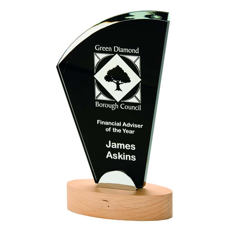 Gold/Black Holder Trophy – Gold/Black