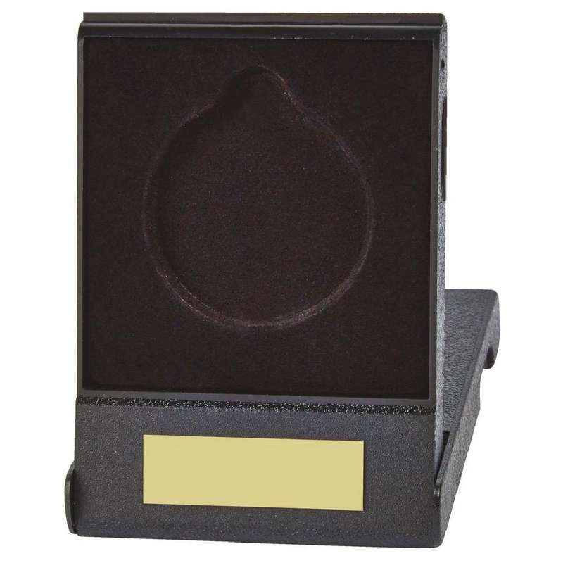Economy Black Medal Box to fit 45mm Medal (plate not included) – Black