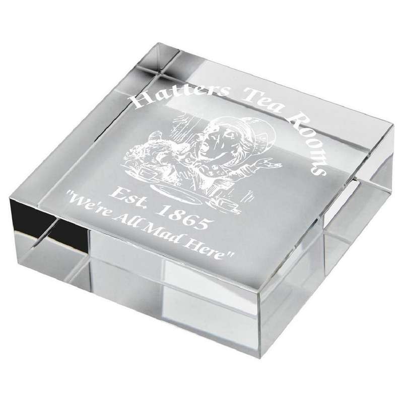 Crystal Block Paperweight Award (In Presentation Case) – Clear
