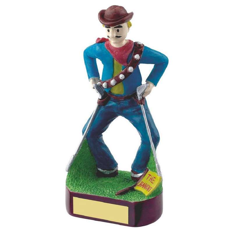 The Bandit Novelty Golf Trophy – Multicoloured