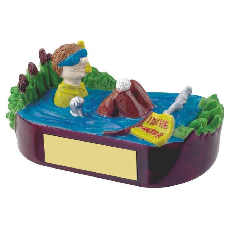 In the Water Novelty Golf Trophy – Multicoloured