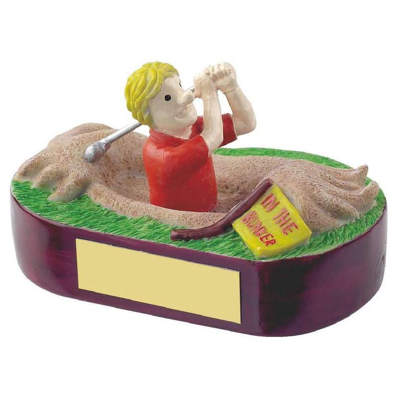 In the Bunker Novelty Golf Trophy – Multicoloured