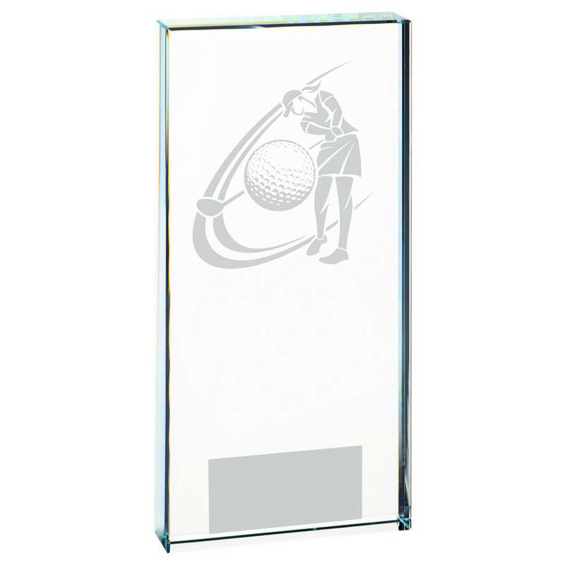 Clear Glass Golf Award – Female – Clear