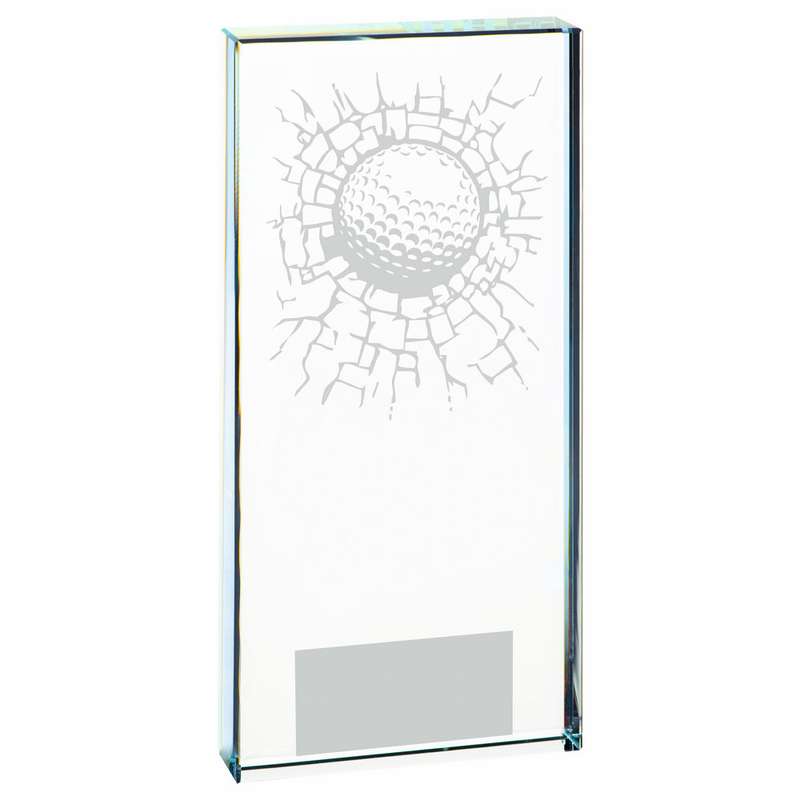 Clear Glass Golf Award – Ball – Clear
