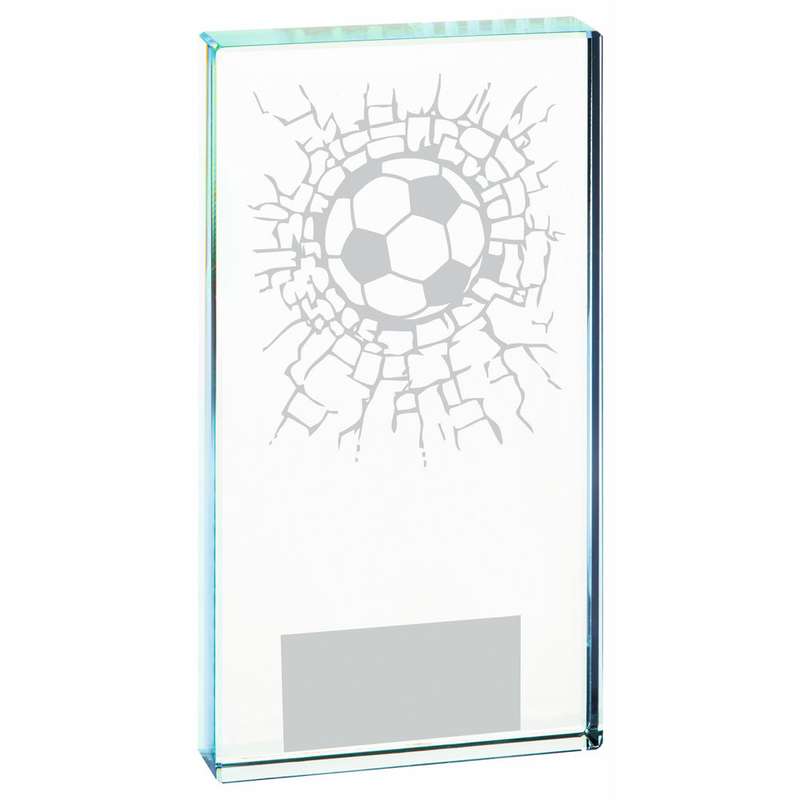 Clear Glass Football Award – Clear